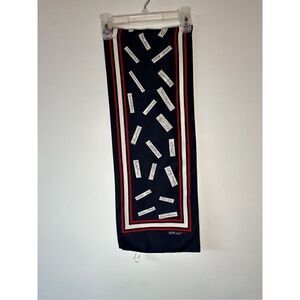 Millicent The President’s Scarf in red white and blue size 50”x10”.   #32-1177